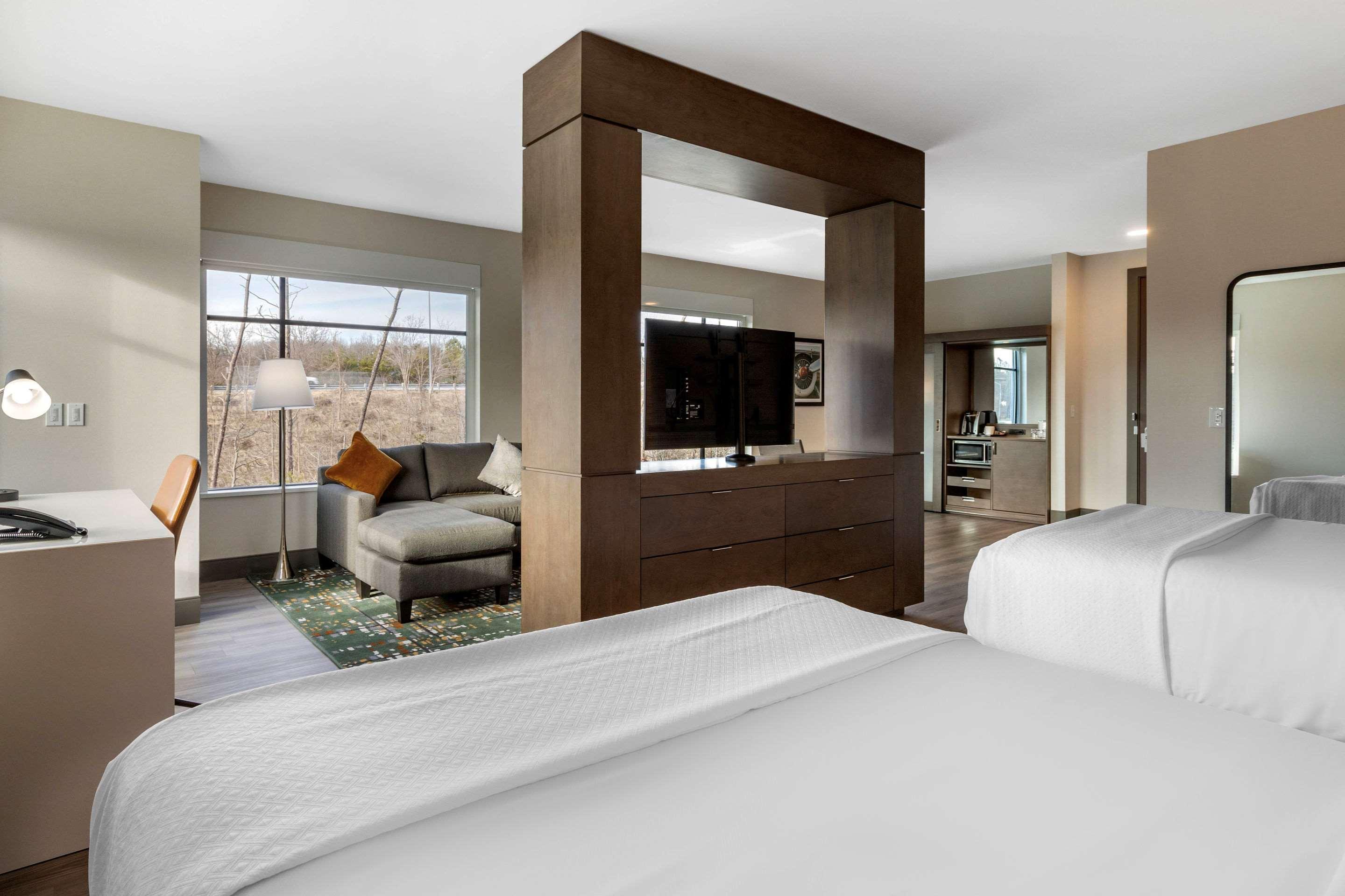 Suite Two Queen Beds Accessible or Non-Smoking