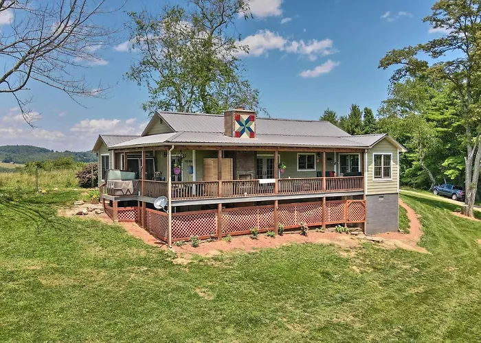 Charming Galax Retreat W/ Wraparound Deck!