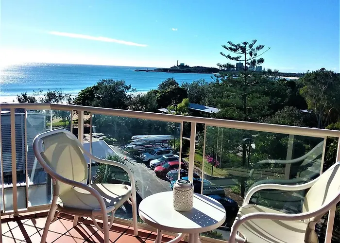 Mooloolaba Beachfront Apartment In Sandcastles