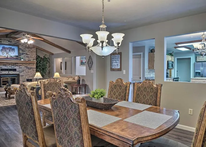 Waterfront Hollister Retreat W/ Dock & Game Room!