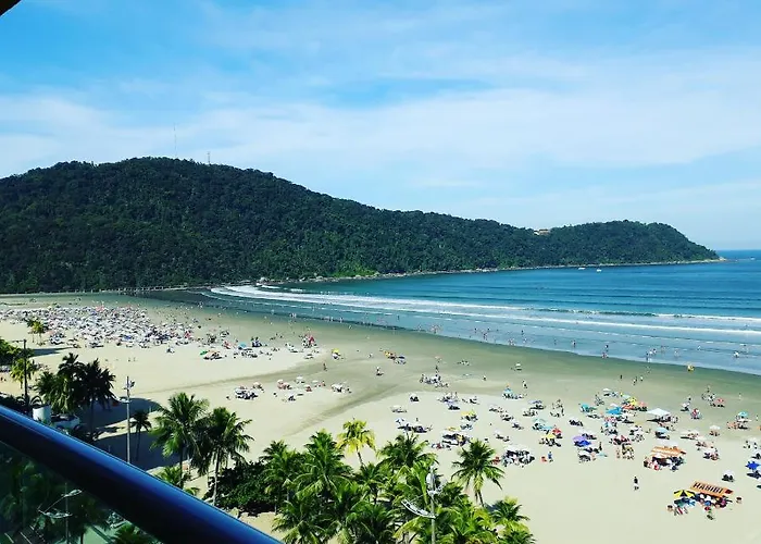 Apto Varanda Gourmet Pe Na Areia, Domingo Saida Ate As 20Horas