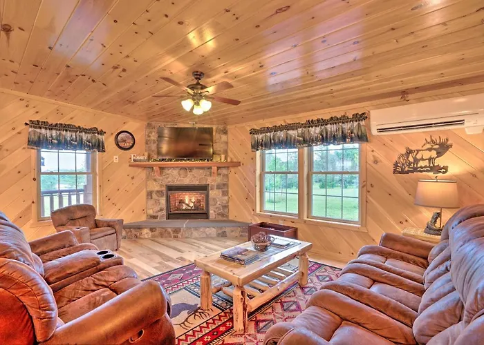 Deck, Hot Tub, Fire Pit: Rustic Cabin In Benezette