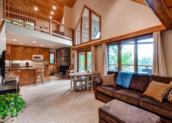 Waterfront Highland Lake Home W/ Deck + Dock