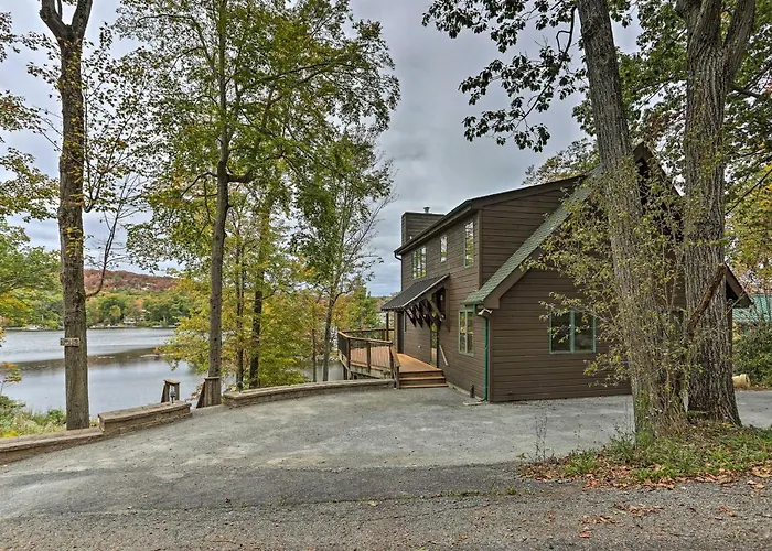 Waterfront Highland Lake Home W/ Deck + Dock