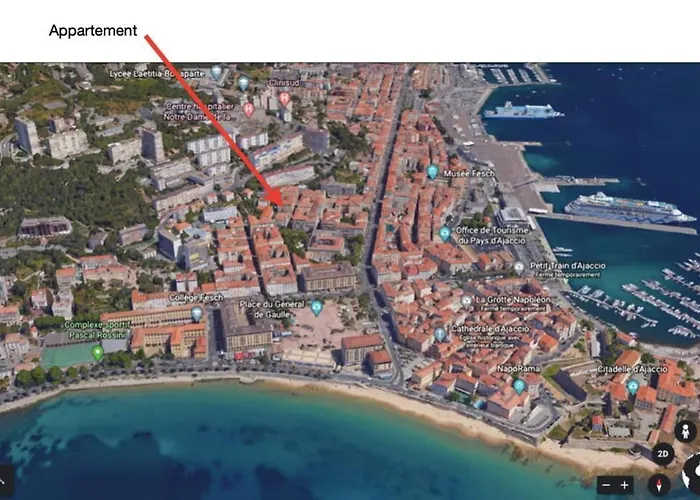 Superbe Appartement En Plein Coeur D'Ajaccio