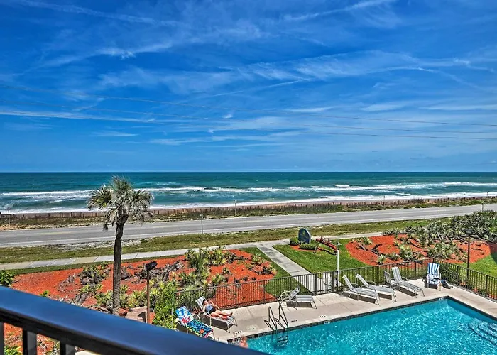 Oceanfront Ormond Beach Getaway W/ Balcony!