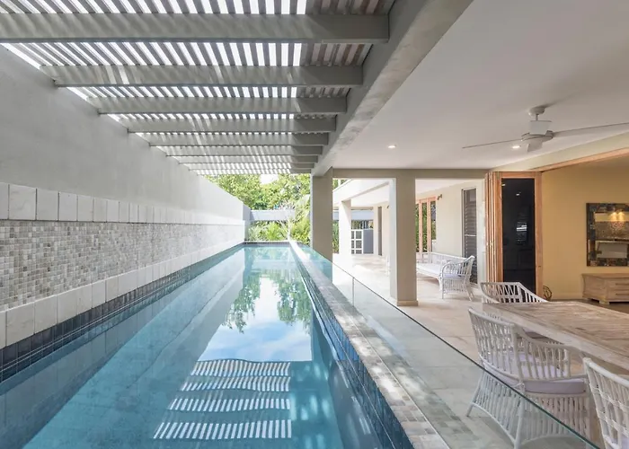 Beachside Villa With Private Lap Pool