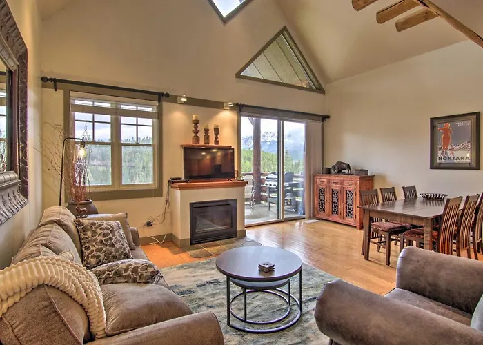Ski-In/Out Big Sky Townhome W/ Stunning Mtn Views!