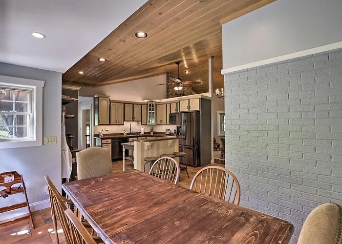 Relax Fireside: Burnsville Gem W/ Game Room & Deck