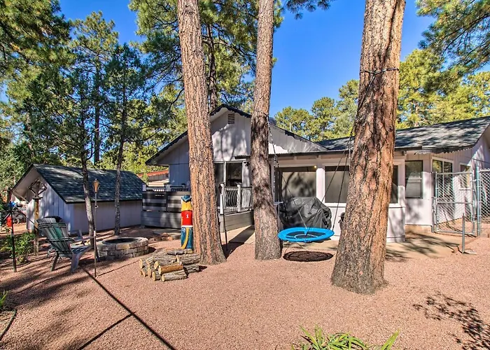 Peaceful Deck + Fire Pit: Payson Home!