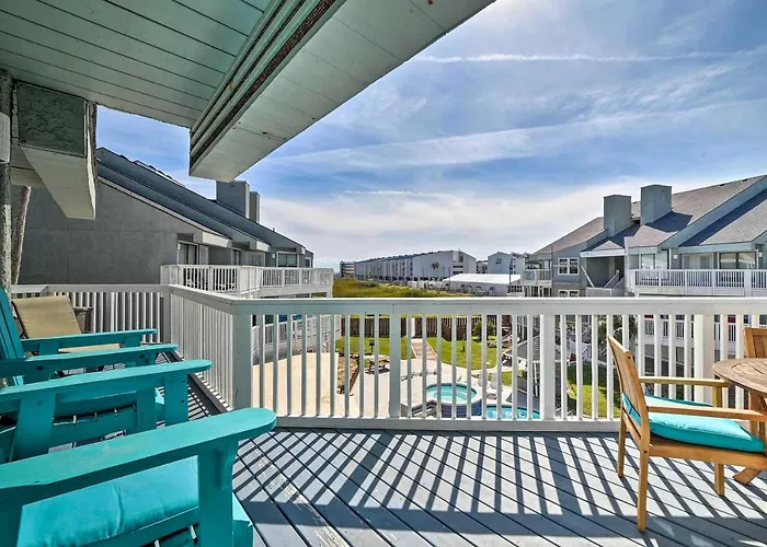 Pool W/ Spa! Beachfront Condo In Port Aransas