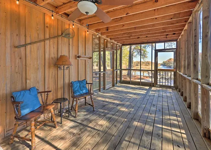 Waterfront Deck: Home On Ouachita River!
