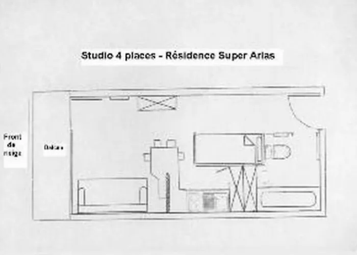 Studio Cosy 4 Pers, Acces Direct Pistes, Balcon, Casier A Skis
