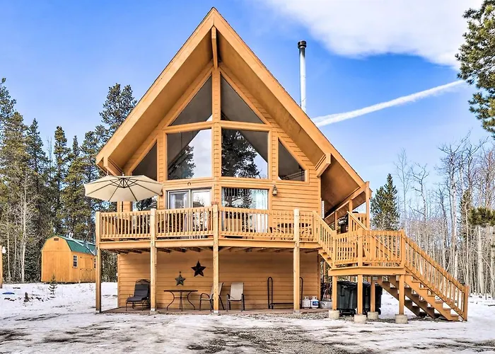 22Str-00047 Fairplay Cabin W/ Deck On 3 Acres!