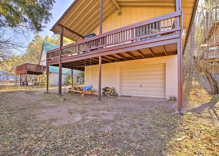 Patio, Grill + Mogollon Rim Views: Payson Cabin