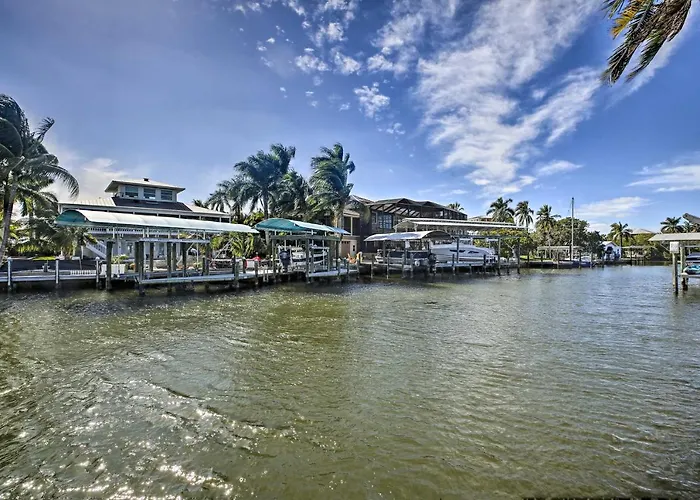 Private Pool & Deck: Canalfront St James City Home
