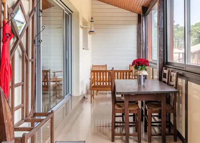 Duplex Centre Station Biscarrosse 6 Pers, Terrasse, Wifi, Parking, Equipements Complets - Fr-1-521-193