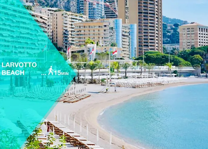 Designer Garden View Ac, Fiber Wifi Heart Of Monaco