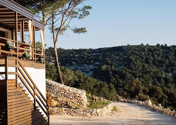 Tiny House With A Wooden Porch - Pasika, House Tonka