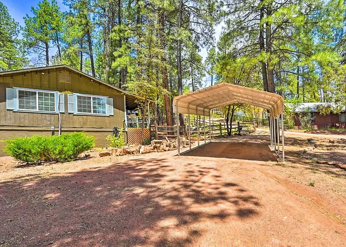 Near Hiking Trails: Woodsy Pine Cabin W/ Fire Pit