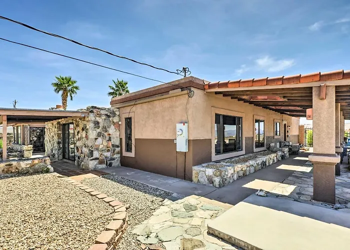 Patio & Panoramic Views: Hillside Lake Havasu Home