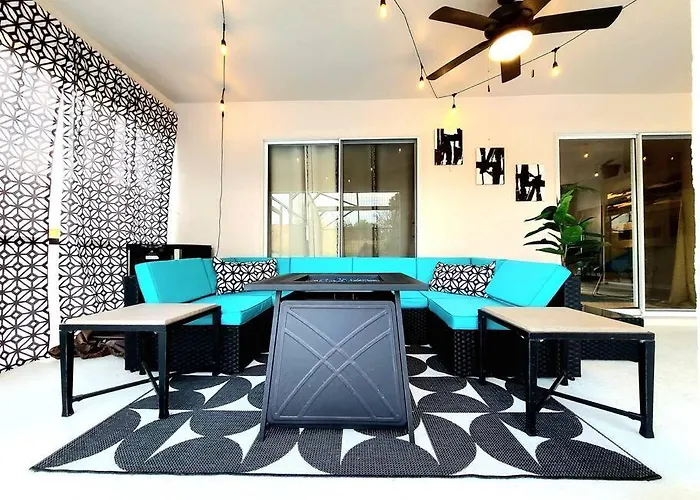 New Modern Relaxing 4 Bedroom Pool Villa Near Disney'S Parks