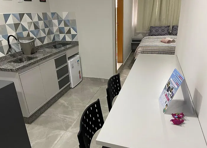 Novo apartamento Studio a poucos passos do Paraguai - Vila Portes