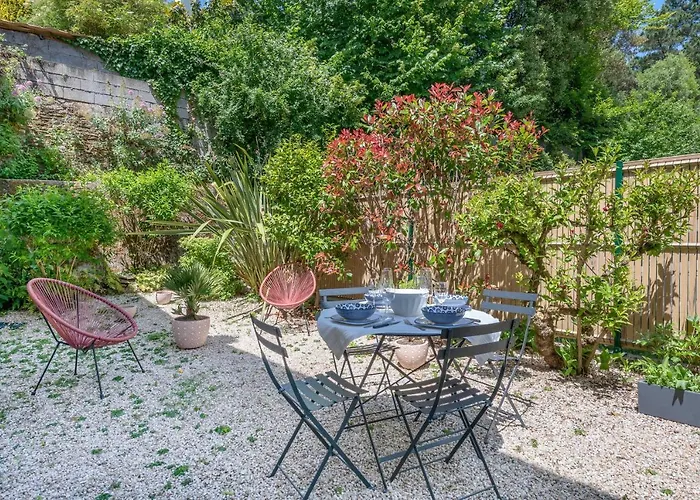 Rez-De-Jardin Pour 3 Personnes Proche De La Plage