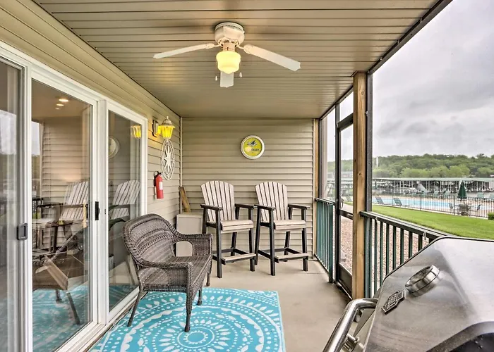 Poolside Fun! Lake-View Camdenton Condo