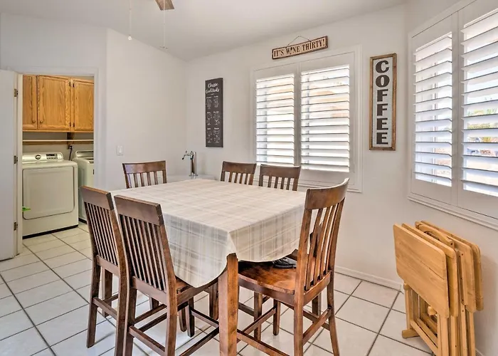 Patio + Fire Pit: Central Home In Lake Havasu City
