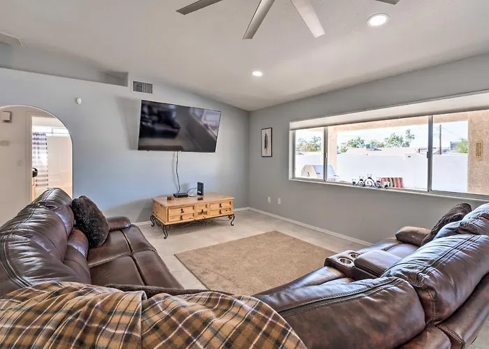 Patio + Fire Pit: Central Home In Lake Havasu City