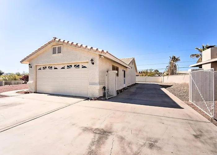 Patio + Fire Pit: Central Home In Lake Havasu City