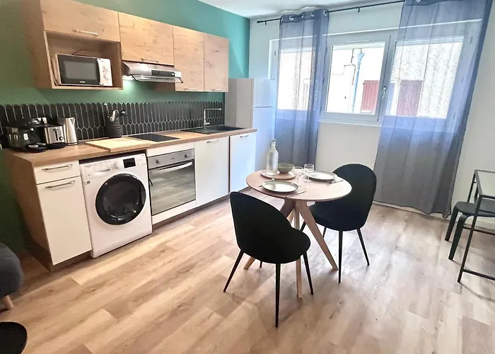 Le Quai 1 - Spacieux Studio Neuf Calme - Clim - Wifi - Gare A 200M
