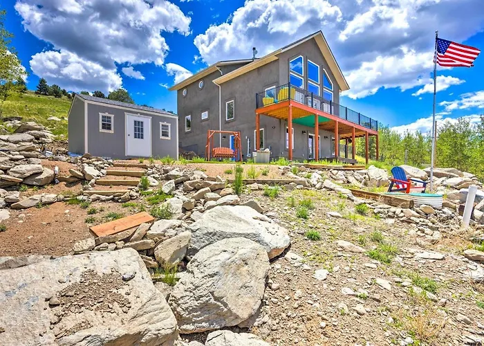 Hot Tub & Mtn View! Cripple Creek Retreat
