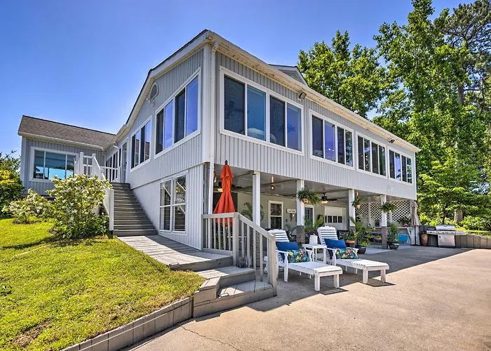 Idyllic Waterfront Home W/ Game Room & Dock