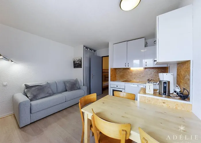Studio Renove Skis Aux Pieds, Balcon Sud, Parking Inclus, Proche Commerces Et Garderie.