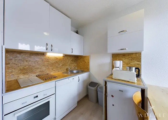 Studio Renove Skis Aux Pieds, Balcon Sud, Parking Inclus, Proche Commerces Et Garderie.
