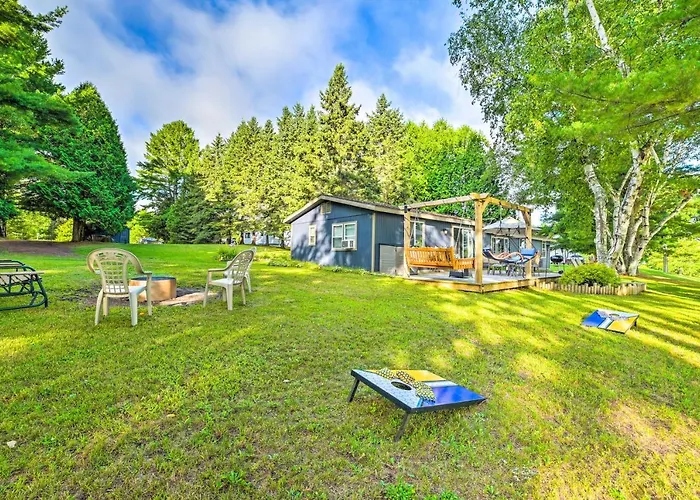 Riverfront Home W/ Dock ~ 6 Mi To Cheboygan!