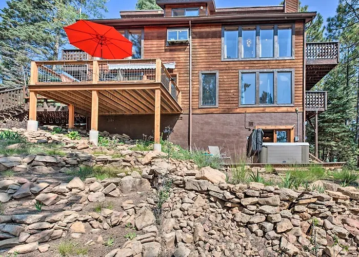 Hot Tub, Game Room: Spacious Angel Fire Retreat!