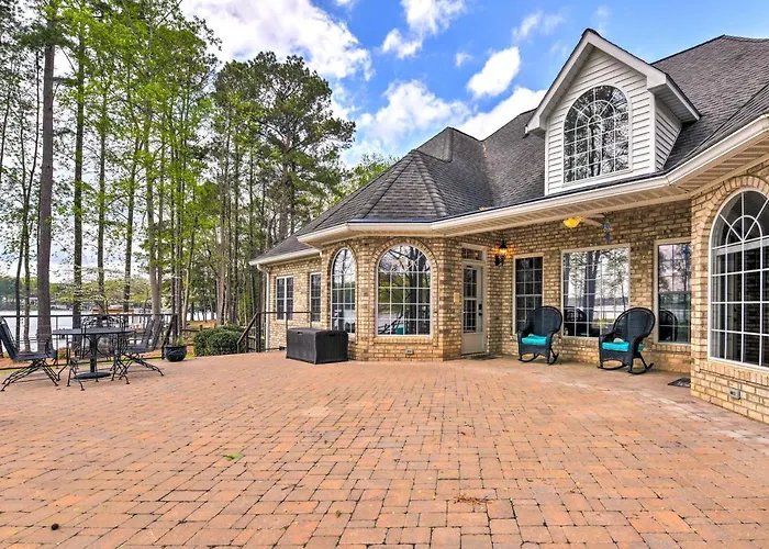 Dock & Fire Pit: Mt Gilead Villa On Lake Tillery