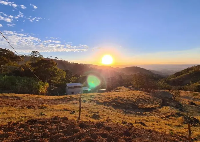 Recanto em Cores - Chalé com uma linda vista para as montanhas