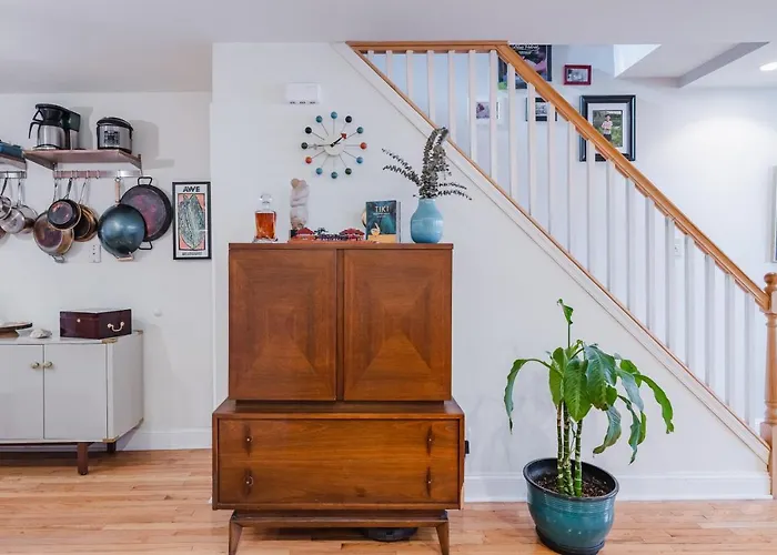 Bedroom In Thoughtfully Decorated East Passyunk Home