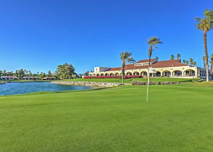 Golf Course View & Pool Access: Palm Desert Home