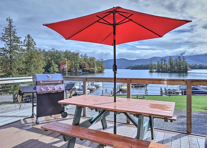 Lake George Getaway W/ Mountain + Water Views