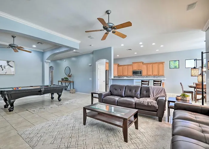 Play Pool, Grill Out! Group-Friendly Glendale Home
