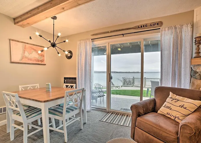 Updated Onekama Resort Condo On Portage Lake!