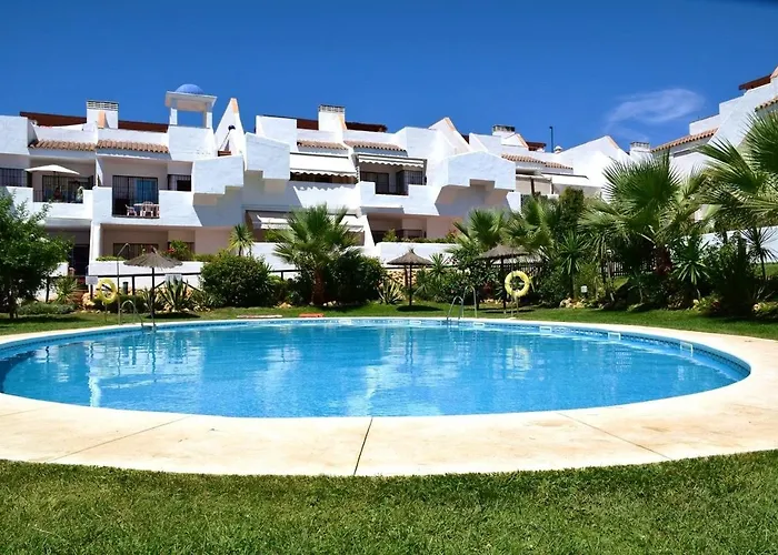 Relax, playa, golf...!! Ático de lujo, 130 m2, WIFI, urbanización privada...