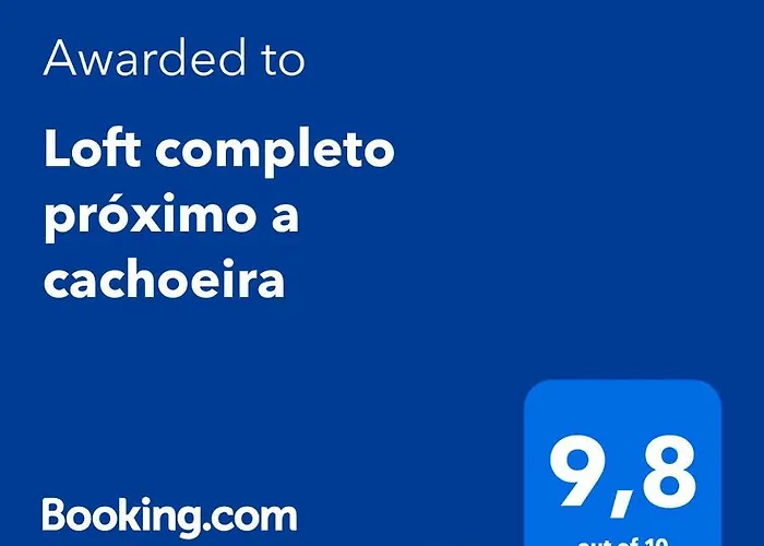 Lindo Loft completo perto de cachoeira