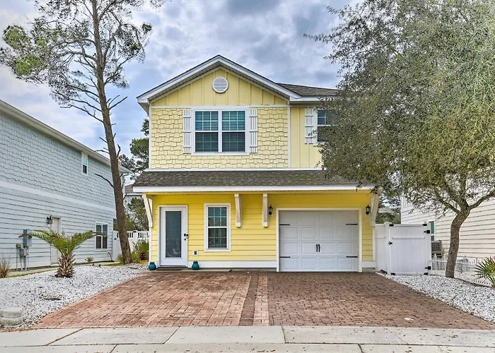 Half-Mi To Inlet Beach: Home W/ Grill & Fire Pit