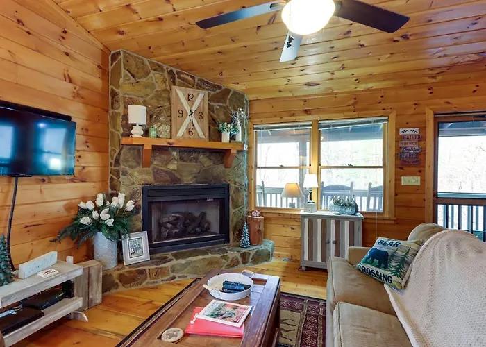 Private Hot Tub! 'Cherry Beary Den' In Blue Ridge